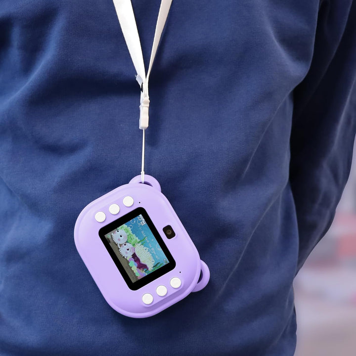 MOOOV 477523 Sofortkamera und Kinderkamera für Mädchen, Jungen, Violett