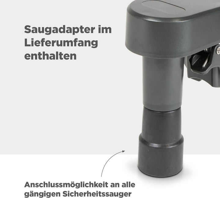 blizz-z Absaugkralle mit Saugadapter | staubfreies Einfüllen und Anrühren in Eimern (10-65 Liter) |