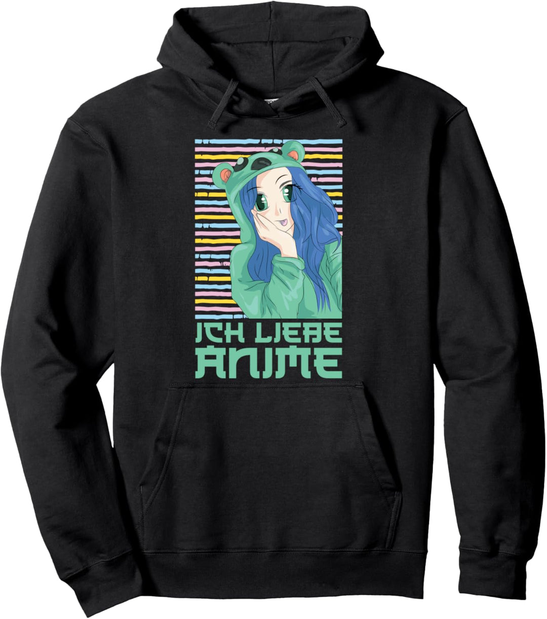 Anime Liebe Japanischer Otaku Japan Manga Nerd Anime Pullover Hoodie