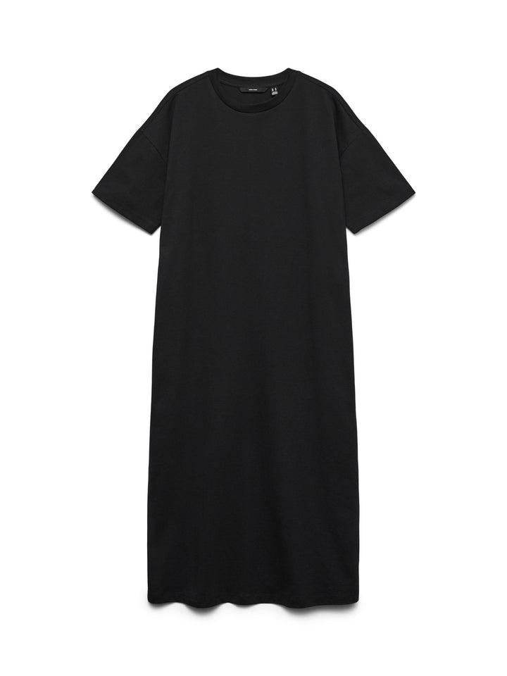 VERO MODA Damen Vmmolly Ss Oversize Calf Dress Noos Kleid XL Snow White, XL Snow White