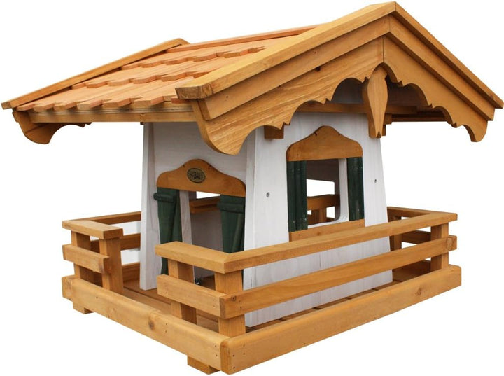 Habau 1795 Vogelhaus Schwarzwald mit Silo und Ständer