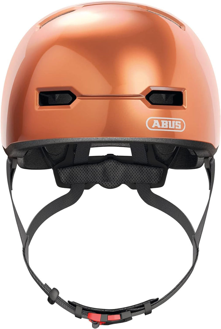ABUS Kinderhelm Skurb Kid - robuster Fahrradhelm im Skater-Look mit Platz für einen Zopf und vielfäl