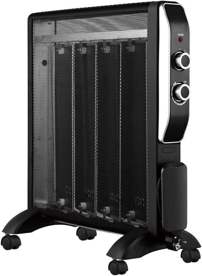 VALE Micathermic Heater HY-200A, Mobile Elektroheizung, Heizkörper, Heizgerät, Heizung mit Thermosta