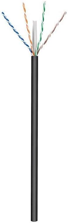 Goobay 57293 CAT 6 Outdoor Netzwerkkabel, U/UTP, Schwarz