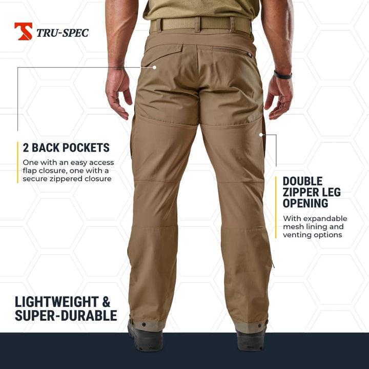 Tru-Spec Herren Cargo Hosen Coyote 30W / 34L, Coyote 30W / 34L