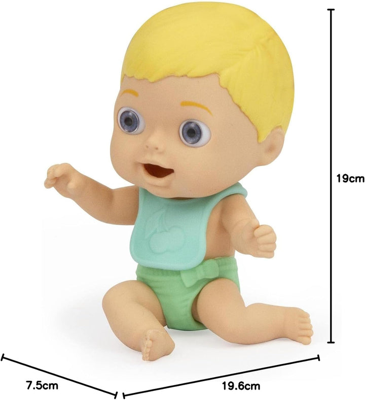 Cicciobello Amicci CC022100 Food Time Boys and Girls, Niedliche Baby Schnuller, Bunte Windel, Minifi