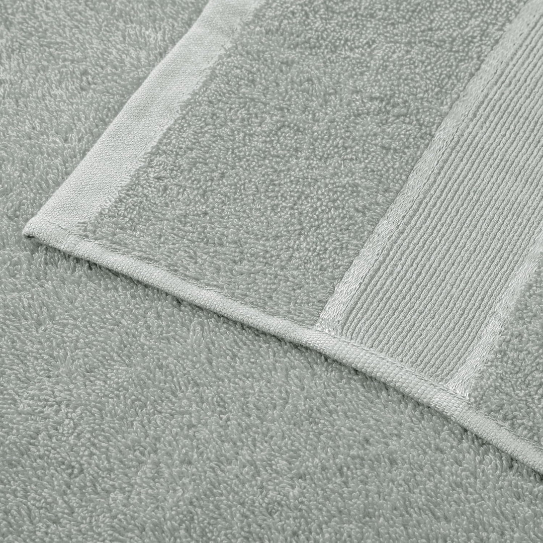 Mixibaby Handtuch 6er Set 2X Duschtuch 2X Handtuch 2X Gästetuch 100% Baumwolle Frottee, Farbe:Grau,