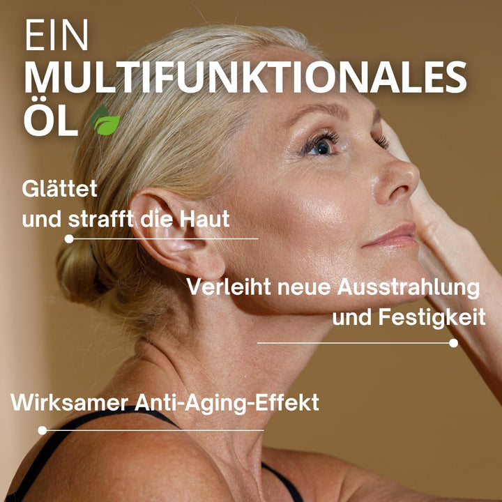 Bio Kaktusfeigenkernöl 100% Rein und Natürlich - Kaltgepresst, Extra Natives Öl - Pflege für Haut, G