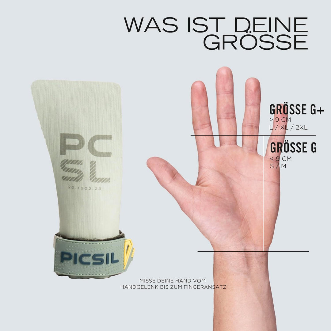 PICSIL Heron Hand Grips – Handschutz aus Aramidfasern, Nutzung mit oder ohne Magnesia, für WOD, Cros