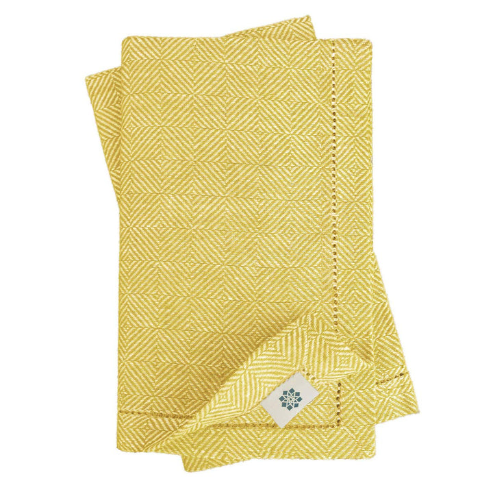 Linen & Cotton Qualität 4 x Stoffservietten Servietten Stoff Leinenservietten Scandi mit Hohlsaum -1