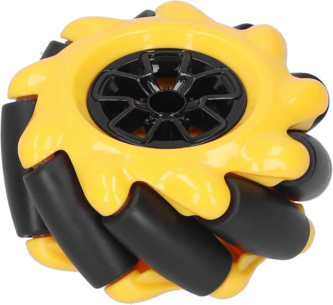 Mecanum Wheel, 60 mm omnidirektionales Rad Smart Robot Autoteile Zubehör DIY Toy Components(2 Pairs)