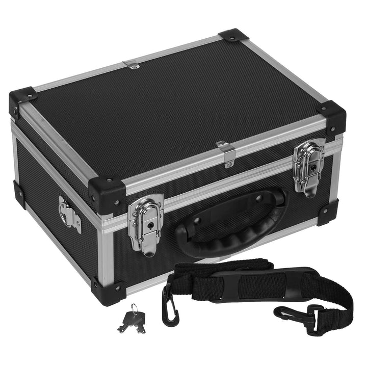 anndora Werkzeugkoffer 70106 Aluminium Rahmen Koffer - Werkzeugkiste 32,5 x 25,5 x 17,5 cm mit Neopr