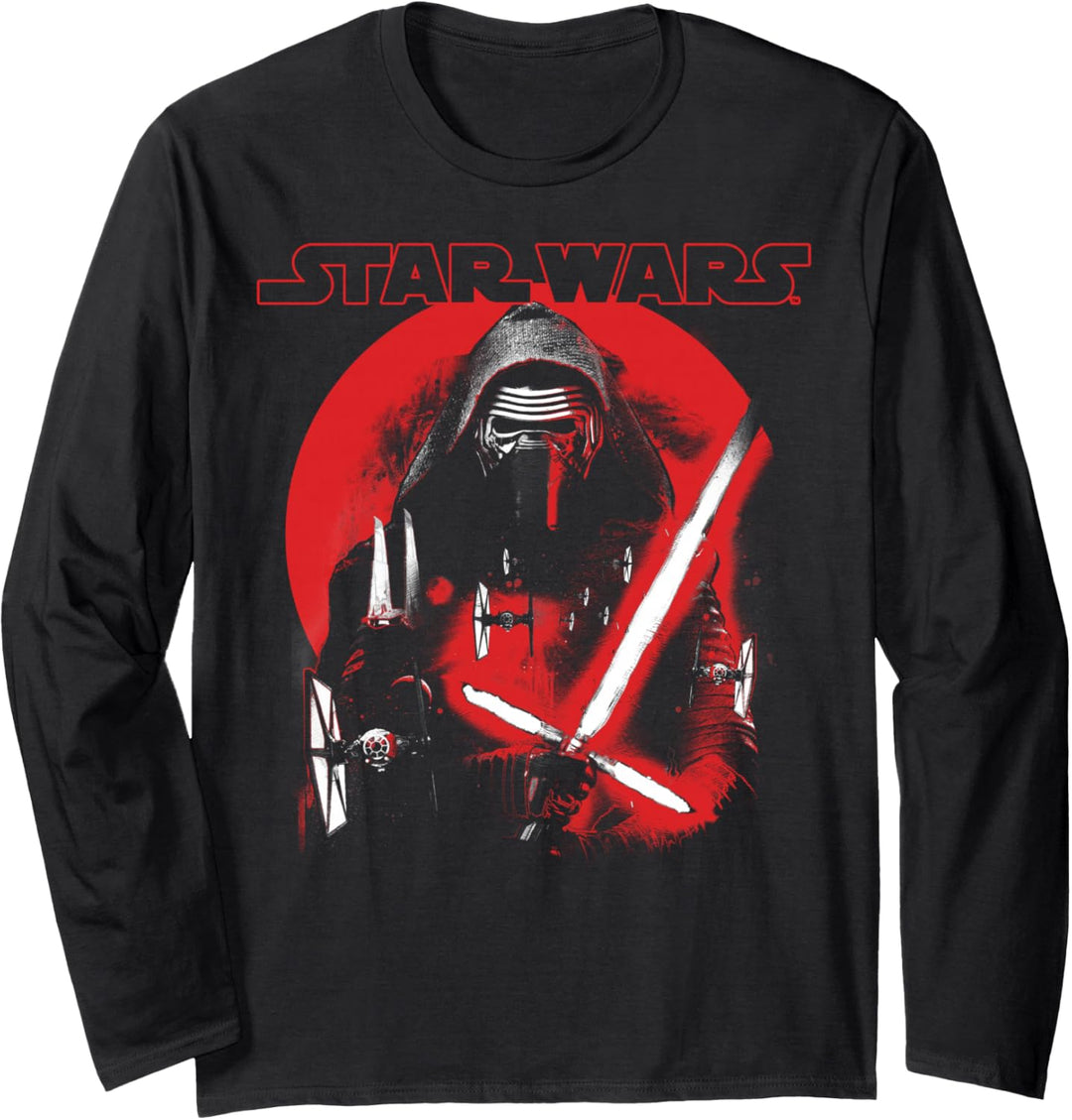 Star Wars Kylo Ren Sunset Poster Langarmshirt