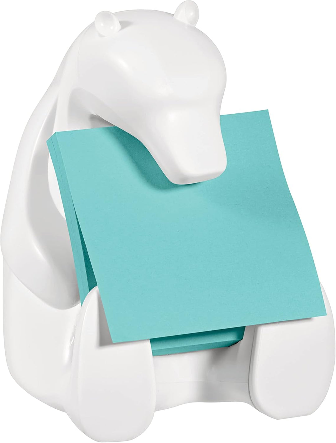 Post-it Dispenser Z-Notes Bear, inkl. 2 Blöcken Super Sticky Z-Notes, 90 Blatt pro Block, 76 mm x 76