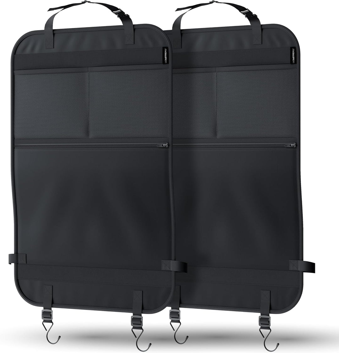 LIONSTRONG® Auto Organizer Kinder Rücksitz schwarz [WASSERDICHT] - Rückenlehnenschutz Auto Kinder un