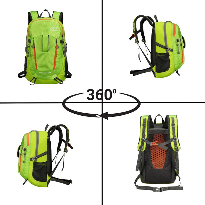 Waniki 30L Wanderrucksack Herren Damen Reiserucksack Wasserdicht Rucksack Outdoor Trekkingrucksack L
