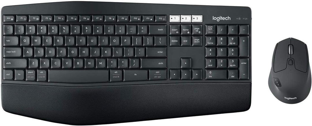 Logitech MK850 RF Wireless + Bluetooth QWERTZ Schweiz Schwarz - Tastaturen (Standard, Kabellos, RF W