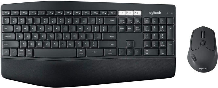 Logitech MK850 RF Wireless + Bluetooth QWERTZ Schweiz Schwarz - Tastaturen (Standard, Kabellos, RF W