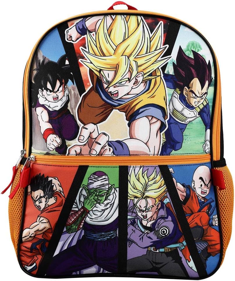 Dragon Ball Z Sublimierter Rucksack und Lunchtasche
