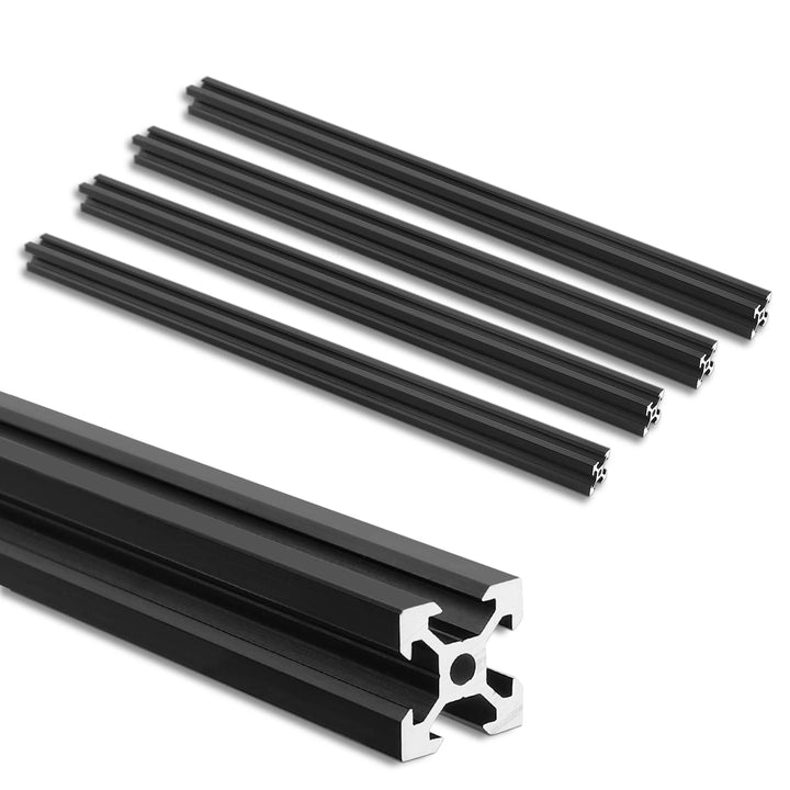 JiGiU 4 Stück 400mm Aluminiumprofil Extrusions 2020 V-Slot Europäischer Standard Norm Eloxierte Line
