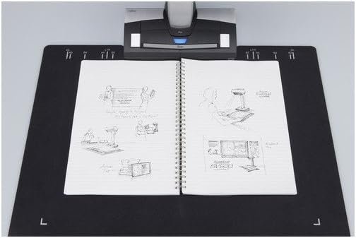 ScanSnap SV600 – Buchscanner, A3 Kontaktloser Overhead Scanner A8 bis A3 USB, Dokumentenscanner
