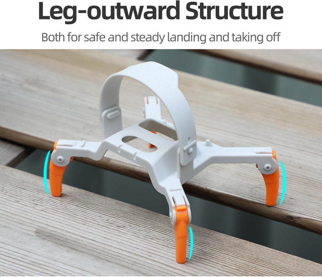 Faltbare Spider Landewerk Verlängerung & Schutz Kompatibel für DJI FLIP Drohnen - Tragbares höhenver