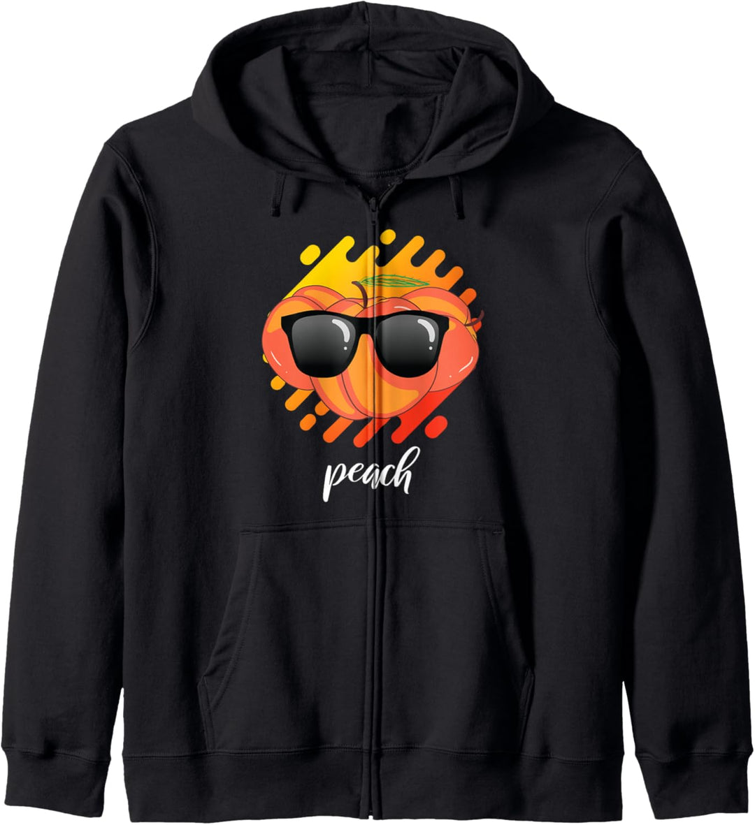 Pfirsich Pflaume T-Shirt Süss lecker fruchtig cool Kapuzenjacke
