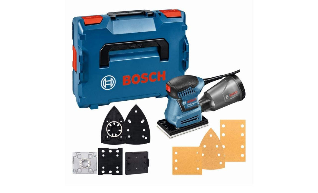 Bosch Professional Schwingschleifer GSS 160-1 A Multi (180 Watt, 1,6 mm Schwingkreis-Ø, in