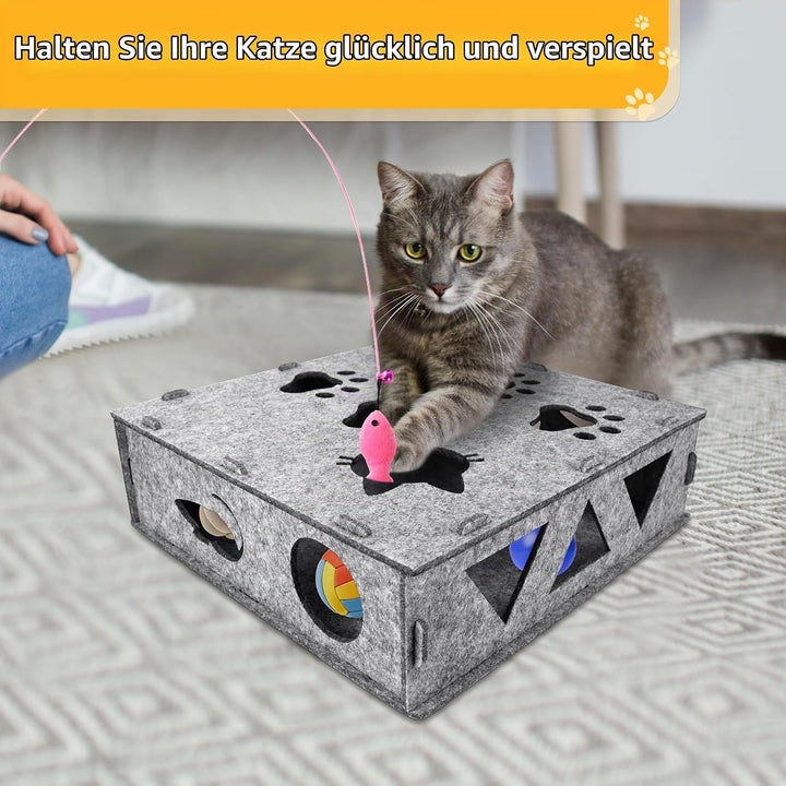 30 * 30 * 10CM Interaktives Katzenspielzeug Filz-Katzenspielzeug，Katzenspielzeug Interaktiv Katzen Z