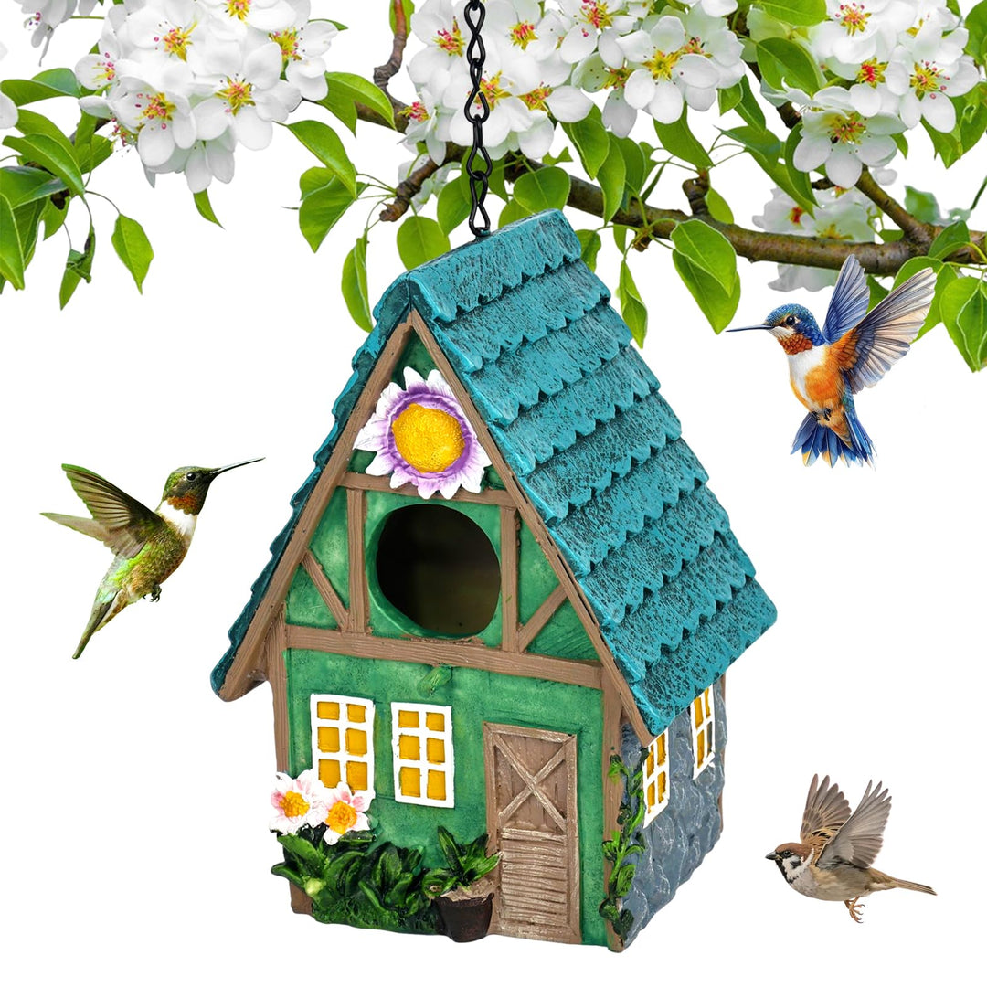 Vogelhaus zum Aufhängen, Nistkasten für Vögel,Vogelfutterhäuschen