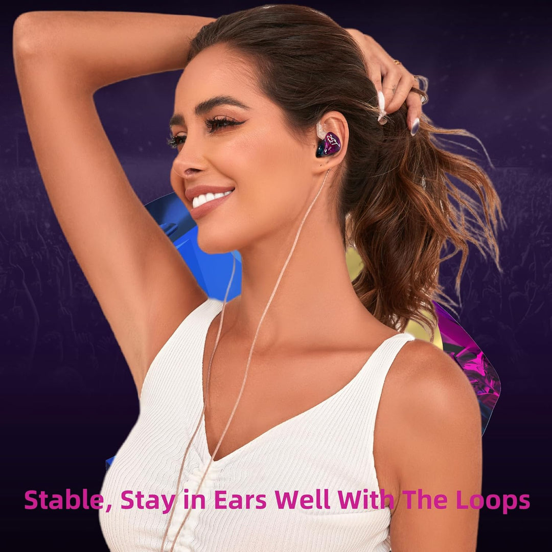 Yinyoo KZ ZST Bunte Hybrid-Balance-Armatur mit dynamischem In-Ear-Kopfhörer 1BA + 1DD HiFi-Headset (