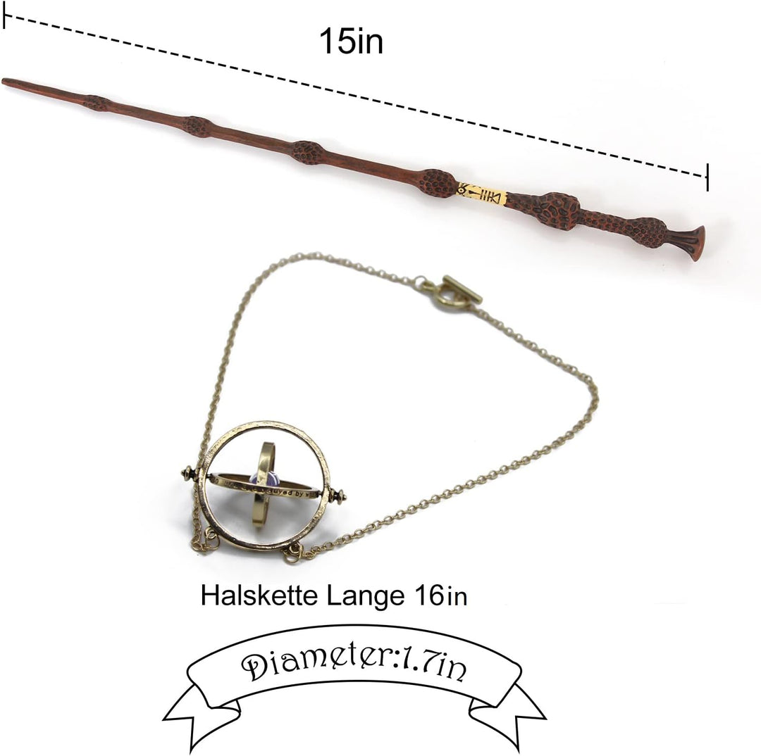 ZYMR Dumbledores Zauberstab, Holunderstab Harry Potter, Harry Potter Wizarding World Requisite, inkl