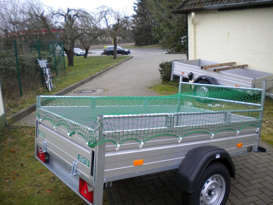 Schwagers-Teileshop Anhängernetz von 2,2x1,2m bis 8x3,5m mit und ohne Expanderseil Abdecknetz Contai