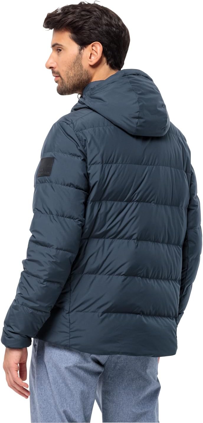 Jack Wolfskin Herren Colonius Jkt M Daunenjacke S Aluminium Blue, S Aluminium Blue