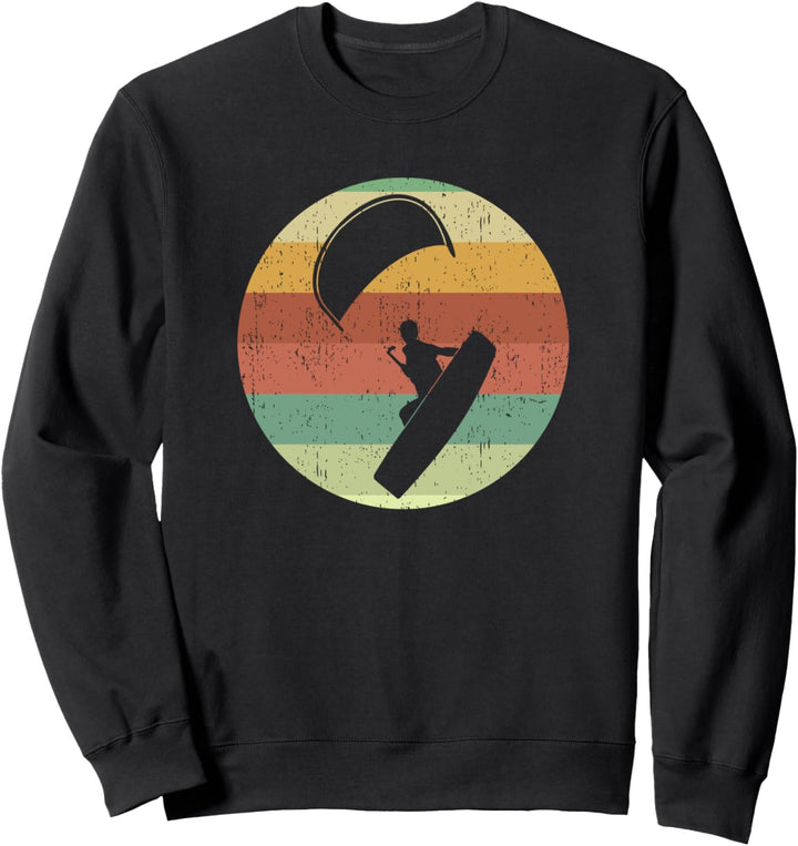 Kitesurfen Kiteboarding Kiten Kitesurfing Vintage Retro Sweatshirt