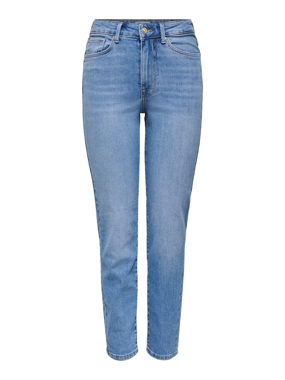 ONLY Female Straight-Fit Jeans ONLEMILY Hohe Taille Gerade geschnitten Jeans 32W / 30L Medium Blue D