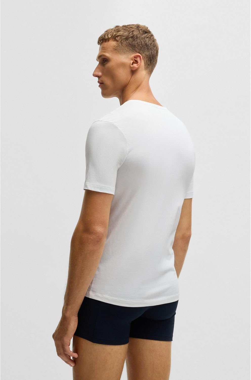 BOSS Herren R-Neck T-Shirt, 3er Pack, S Gr&#xFC;n399