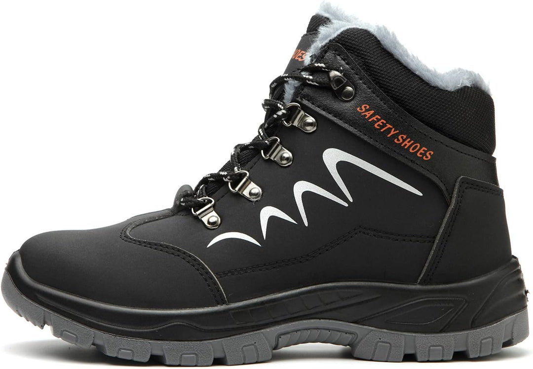 Blueskyli Sicherheitsschuhe Herren Damen Arbeitsschuhe S3 Leicht Wasserdicht Hoch Sicherheitsstiefel