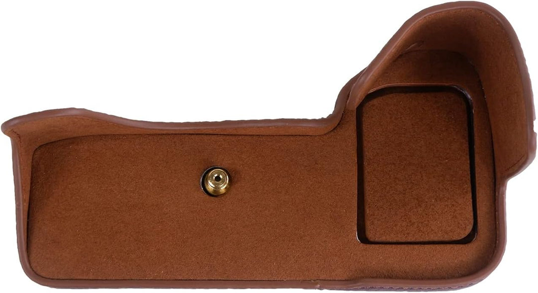 Rieibi Alpha 7 IV Kameratasche, Echtes Echtleder Tasche für Sony a7 IV a7S III A1 Digitalkamera, Sch