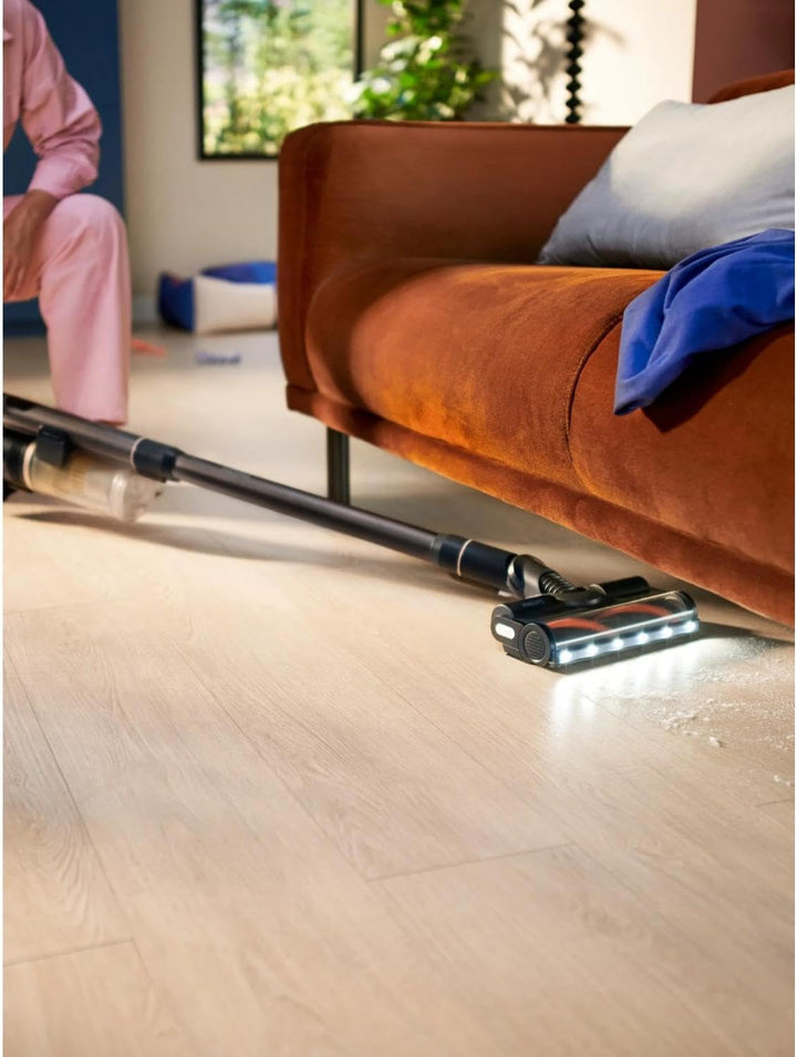Philips SpeedPro Max Akku-Staubsauger 7000 Series, Hellgelb, 3-stufige Filterung, Hart- und Weichböd