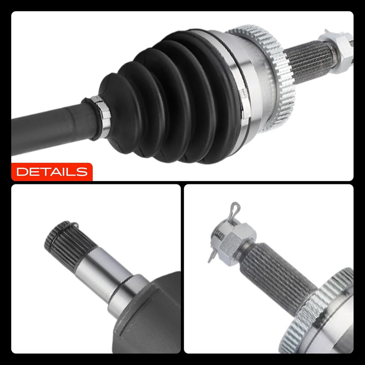 Frankberg Antriebswelle Vorne Links Schaltgetriebe Kompatibel mit Santa Fé II CM 2.0L-2.2L 2006-2012