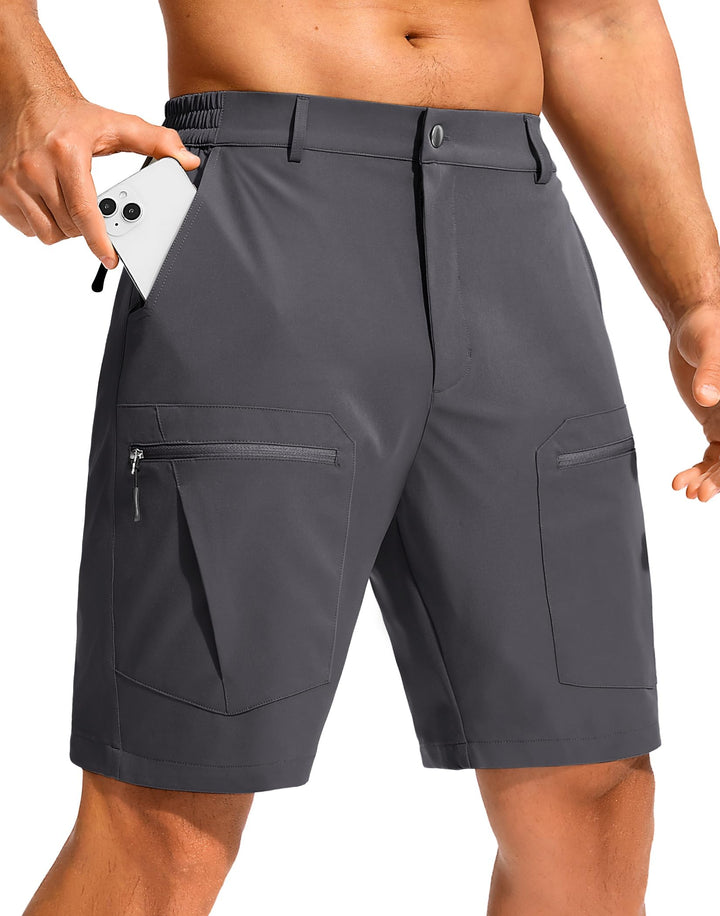 Herren Wandern Cargo Shorts Stretch Quick Dry Outdoor Tactical Shorts für Männer mit Multi Tasche fü