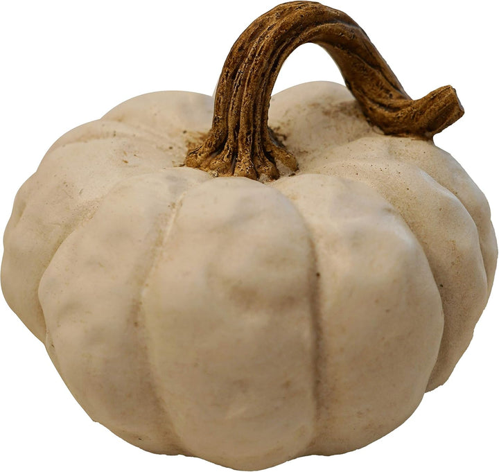 khevga Herbst-Dekoration Deko-Kürbisse im Set (weiss), Weiss