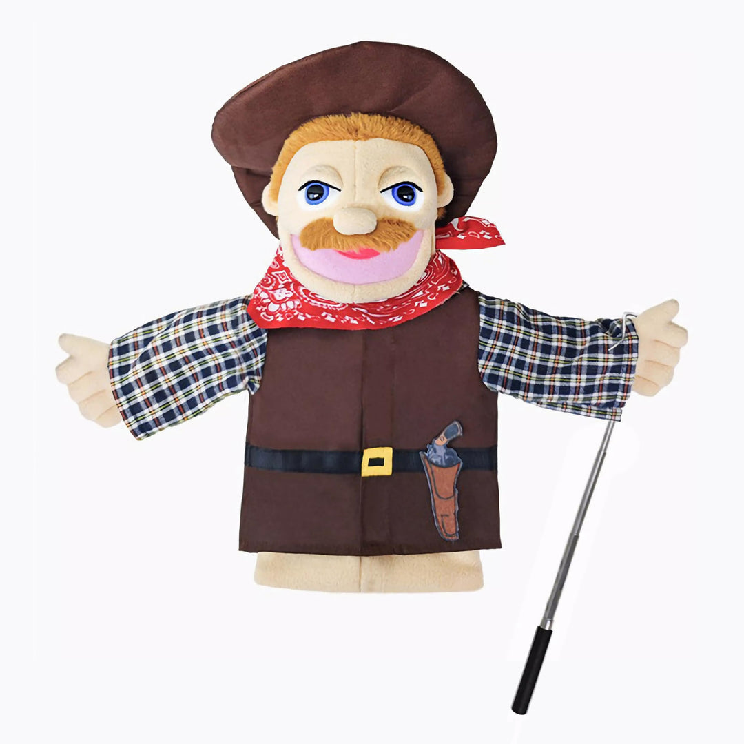 Theater-Handpuppen für Kinder,inklusive Lehrer,Polizist,Bauer,Pirat,Detektiv usw.mit beweglichen off