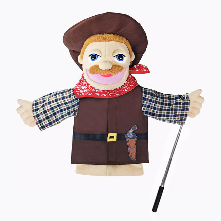Theater-Handpuppen für Kinder,inklusive Lehrer,Polizist,Bauer,Pirat,Detektiv usw.mit beweglichen off