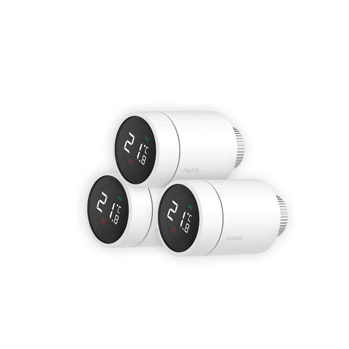 Aqara Smartes Heizkörperthermostat E1 3er Pack, Benötigt Aqara Zigbee 3.0 Hub, Sprachsteuerung, Geof