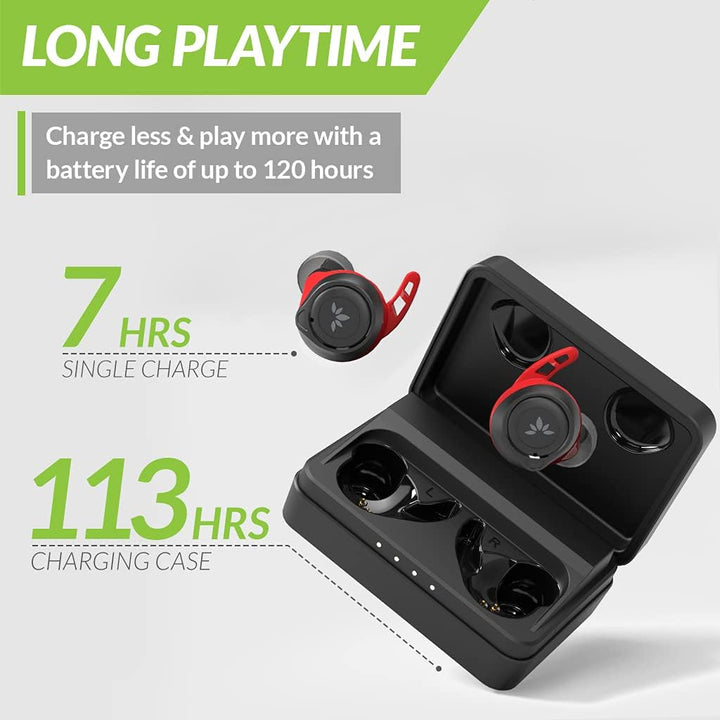 Avantree TW106 Bluetooth Sport Kopfhörer 5.0 IPX7 Kabellos Kopfhörer In Ear Sport fürs Fitness Jogge