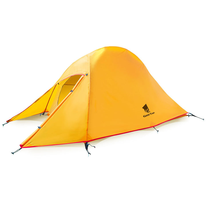 GEERTOP Campingzelt Ultraleichte 2 Personen Doppelten Zelt 3-4 Saison Camping Zelt für Trekking, Out