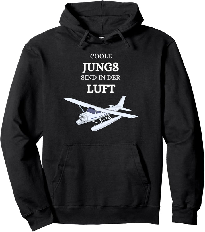 Coole Jungs sind in der Luft Pilot Flugzeug Flugschein Pullover Hoodie