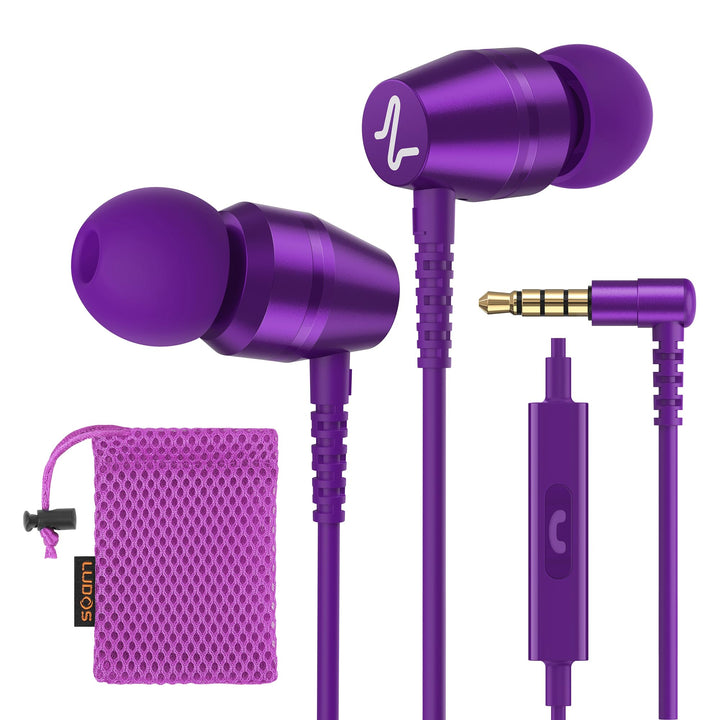 LUDOS OMNITONE Kopfhörer In Ear Kopfhörer mit Kabel und Mikrofon, 5 Jahre Garantie, In Ear Ohrhörer,